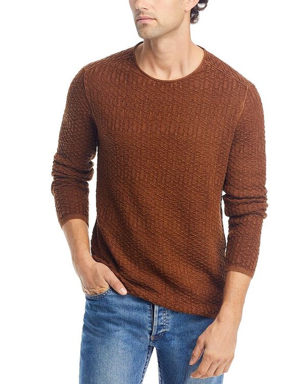 【送料無料】 ジョンバルベイトス メンズ ニット・セーター アウター Riley Cotton Regular Fit Crewneck Sweater Mocha