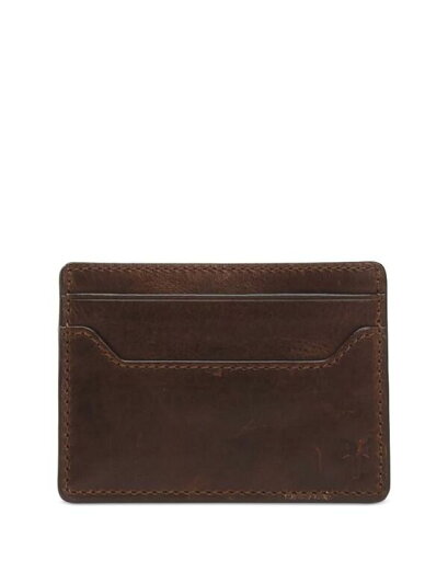 【送料無料】 フライ メンズ 財布 アクセサリー Logan Money Clip Card Case Dark Brown 【送料無料】 フライ メンズ 財布 アクセサリー Logan Money Clip Card Case Dark Brown