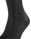【送料無料】 ファルケ メンズ 靴下 アンダーウェア Cotton Blend Fil D'ecosse Mid Calf Socks Anthracite
