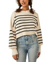 【送料無料】 フリーピープル レディース ニット・セーター アウター Stripe Easy Street Crop Sweater Pearl Combo(4)