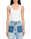 【送料無料】 サンドロ レディース タンクトップ トップス Astrale Tank Top White