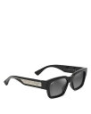 【送料無料】 マウイジム レディース サングラス・アイウェア アクセサリー Kenui Classic Rectangular Sunglasses 53mm Black/Gray Polarized Solid(4)