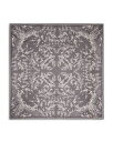【送料無料】 アレキサンダー・マックイーン レディース マフラー・ストール・スカーフ アクセサリー Eagle Flight Silk Scarf Gray