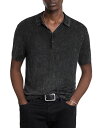 【送料無料】 ジョンバルベイトス メンズ ポロシャツ トップス Chatham Crinkle Textured Regular Fit Polo Shirt ...