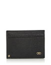 【送料無料】 フェラガモ メンズ 財布 アクセサリー Gancini Revival Leather ID Window Card Case Nero