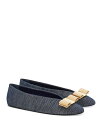 【送料無料】 フェラガモ レディース パンプス シューズ Women's Vanna Denim Bow Ballet Flats Denim