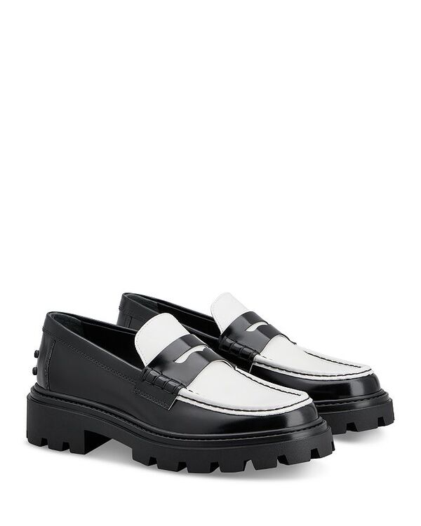 トッズ レディース シューズ スリッポン・ローファー プラットフォーム ローファー Tod's Women's Platform Loafers Black ブ...