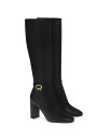 【送料無料】 ジャンヴィト ロッシ レディース ブーツ・レインブーツ シューズ Women's Ribbon 85 Block Heel Boots Black