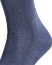 【送料無料】 ファルケ メンズ 靴下 アンダーウェア Cotton Blend Fil D'ecosse Mid Calf Socks Denim Melang...