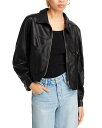 【送料無料】 フレーム レディース ジャケット・ブルゾン アウター Leather Heart Jacket Black