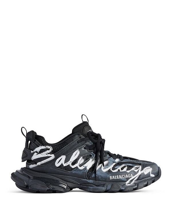 バレンシアガ メンズ シューズ スニーカー Balenciaga Men's Track Sneakers Black/Ecru エクリュ