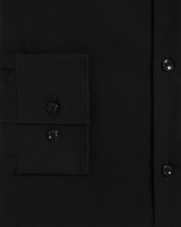 【送料無料】 フューゴ メンズ シャツ トップス Jason Slim Fit Long Sleeve Cotton Dress Shirt Black