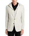 【送料無料】 イレブンティ メンズ ジャケット・ブルゾン アウター Removable Hooded Layer Blazer Light Grey