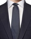 【送料無料】 エトン メンズ ネクタイ アクセサリー Classic Geometric Silk Tie Navy