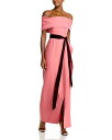 【送料無料】 オスカー デ ラ レンタ レディース ナイトウェア アンダーウェア Off-the-Shoulder Gown Rouge