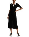 【送料無料】 ロゼッタ・ゲッティ レディース ポロシャツ トップス Polo Shirt Dress Black/White