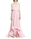 【送料無料】 ランバン レディース ワンピース トップス Long Dress With Ruffles Light Pink