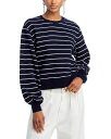 【送料無料】 フレーム レディース パーカー・スウェット アウター Blouson Sleeve Sweatshirt Navy Multi(4)