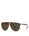 【送料無料】 ペルソル レディース サングラス・アイウェア アクセサリー Pilot Sunglasses 58mm Havana/Green Solid