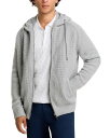 【送料無料】 ヘルノ メンズ パーカー・スウェット アウター Knitted Zip Front Hoodie Gray