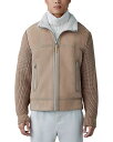 【送料無料】 マッカージュ メンズ ジャケット・ブルゾン アウター Mixed Media Zip Front Jacket Light Camel