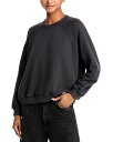 【送料無料】 マザー レディース パーカー・スウェット アウター The Biggie Message Sweatshirt Faded Black