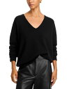 【送料無料】 コー レディース ニット・セーター アウター Cashmere V Neck Sweater Black