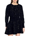 【送料無料】 サンドロ レディース カーディガン アウター Dainny Cropped Cardigan Black