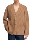 【送料無料】 サンドロ メンズ カーディガン アウター Daniel Oversized Cardigan Praline