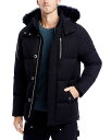 【送料無料】 ムースナックル メンズ ジャケット・ブルゾン アウター Original 3Q Shearling Trim Down Jacket Black ...