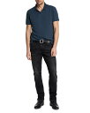 【送料無料】 ジョンバルベイトス メンズ ポロシャツ トップス Zion Jacquard Polo Shirt Deep Blue(4)