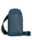 【送料無料】 モンブラン メンズ ボディバッグ・ウエストポーチ バッグ Extreme 3.0 Leather Sling Bag Light Blue