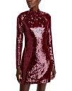 【送料無料】 ヴェロニカ ベアード レディース ワンピース トップス Sylee Sequined Dress Wine