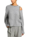 【送料無料】 シムカイ レディース ニット・セーター アウター Monroe Crystal Embellished Sweater Grey Melange