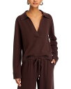 【送料無料】 シムカイ レディース ニット・セーター アウター Long Sleeve Cotton and Cashmere Polo Sweater Cho...