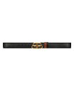 【送料無料】 バレンシアガ メンズ ベルト アクセサリー Bb Reversible Belt Black