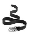 【送料無料】 バレンシアガ メンズ ベルト アクセサリー Bb Large Belt Black