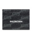 【送料無料】 バレンシアガ レディース 財布 アクセサリー Signature Card Holder BB Monogram Coated Canvas Bl...
