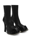 【送料無料】 アレキサンダー・マックイーン レディース ブーツ・レインブーツ シューズ Women's Hoof Boots Black