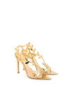 【送料無料】 ジャンヴィト ロッシ レディース サンダル シューズ Women's Flavia Sandals Gold-Tone Leather