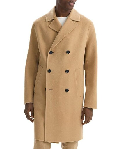 【送料無料】 セオリー メンズ コート アウター Luxe New Divide Wool & Cashmere Double Breasted Coat New Camel 【送料無料】 セオリー メンズ コート アウター Luxe New Divide Wool & Cashmere Double Breasted Coat New Camel