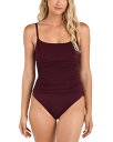 【送料無料】 ラブランカ レディース 上下セット 水着 Island Goddess One Piece Swimsuit Dark Cherry