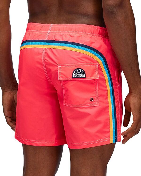 【送料無料】 サンデッキ メンズ ハーフパンツ・ショーツ 水着 Regular Fit 16" Board Shorts Red