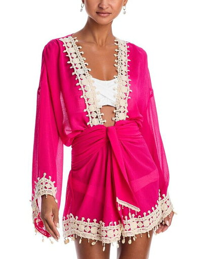 【送料無料】 レイミー ブルック レディース ワンピース トップス Jamie Cover-Up Mini Dress Perfect Pink 【送料無料】 レイミー ブルック レディース ワンピース トップス Jamie Cover-Up Mini Dress Perfect Pink