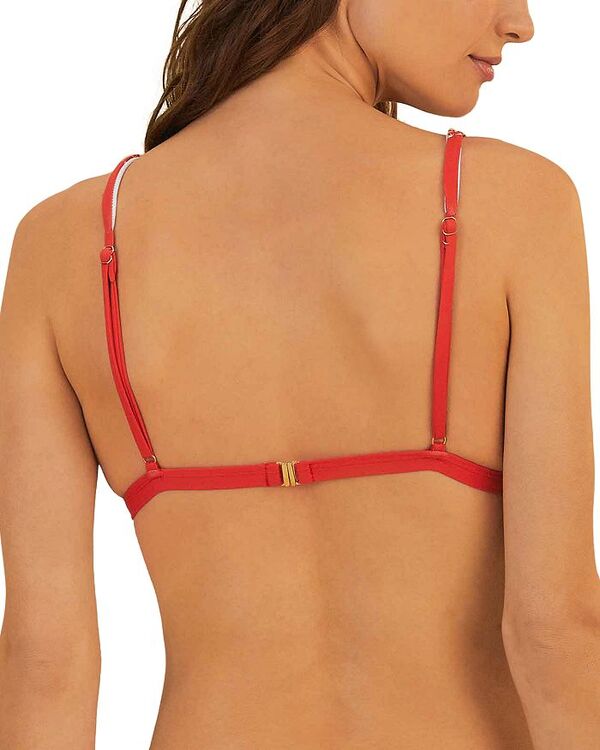 【送料無料】 ファーム レディース トップのみ 水着 Floral Chains Bikini Top Floral Chains Red