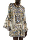 【送料無料】 キャミラ レディース ワンピース トップス Silk A Line Frill Dress in Make Me Your Mosiac Make...