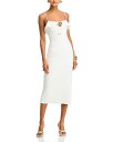 【送料無料】 カルト ガイア レディース ワンピース トップス Ciera Keyhole Knit Dress Off White