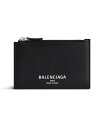 【送料無料】 バレンシアガ メンズ 財布 アクセサリー Credit Long Coin and Card Holder Black