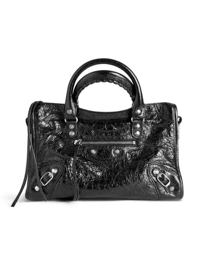 【送料無料】 バレンシアガ レディース ハンドバッグ バッグ Le City Small Bag Black/Silver 【送料無料】 バレンシアガ レディース ハンドバッグ バッグ Le City Small Bag Black/Silver