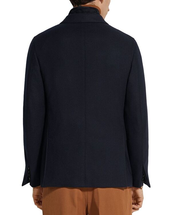 【送料無料】 ゼニア メンズ ジャケット・ブルゾン アウター Trofeo Wool & Cashmere Jacket Navy Blue